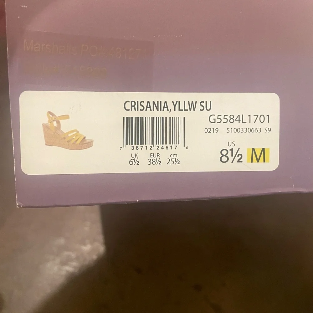 Franco Sarto cork wedge heels - Picture 5 of 5